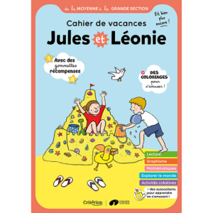 Cahier de vacances Jules et Léonie de la MS à la GS